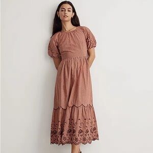 Madewell women’s long cottage core dress